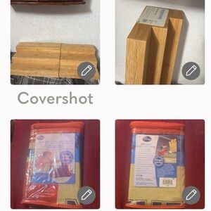 Huge pull-out bamboo spice rack 13/23”L+Disney dreams MVP pillow sham✨